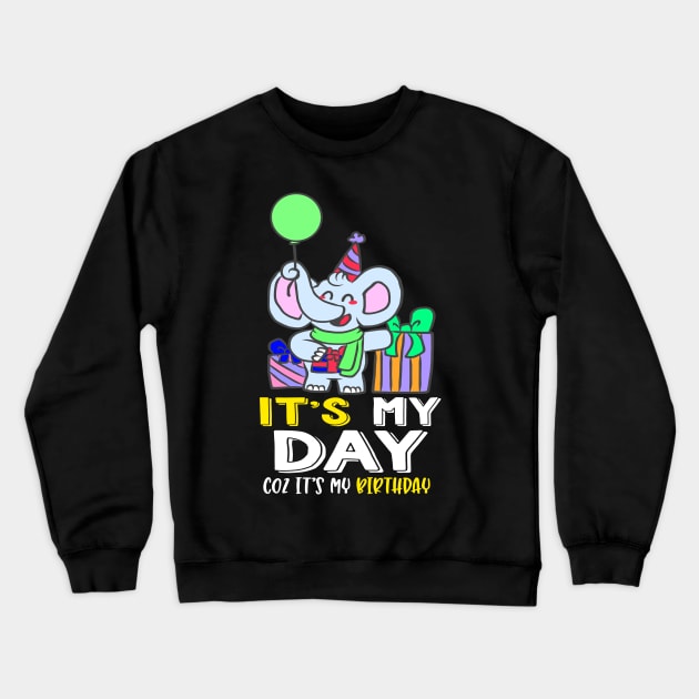 children's birthday party - birthday T-shirt Crewneck Sweatshirt by KK-Royal